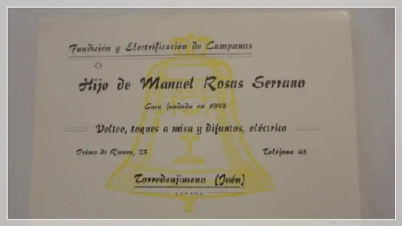 Antigua publicidad elaborada en los años 70